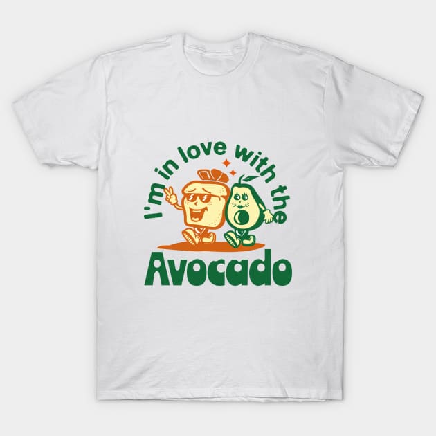 I'm in love with the avocado retro funny T-Shirt by Graffas